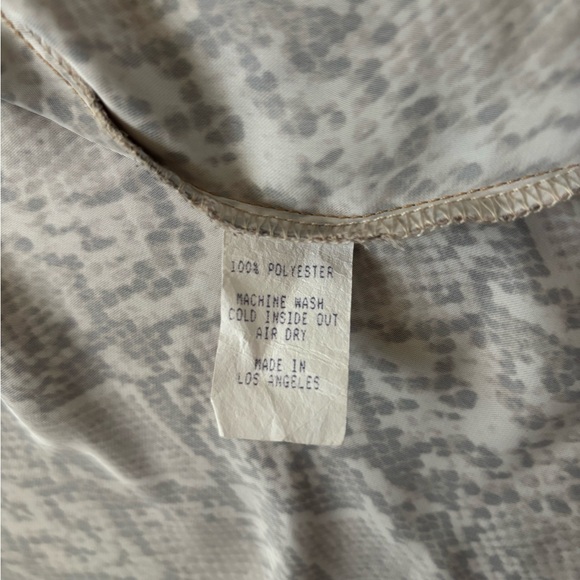 RESA Python Tie Front Blouse - Picture 8 of 10